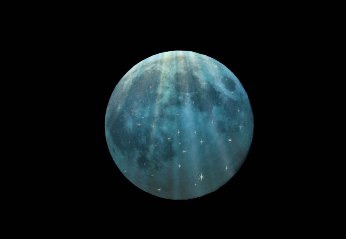 Aquarius Full Moon, Star of David, Grand Square & Grand Sextile